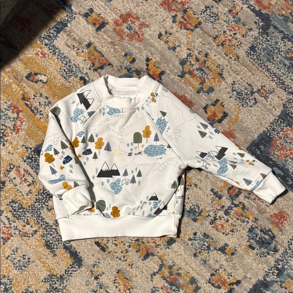 Little Sleepies Kids Graphic Sweatshirt - Bamboo